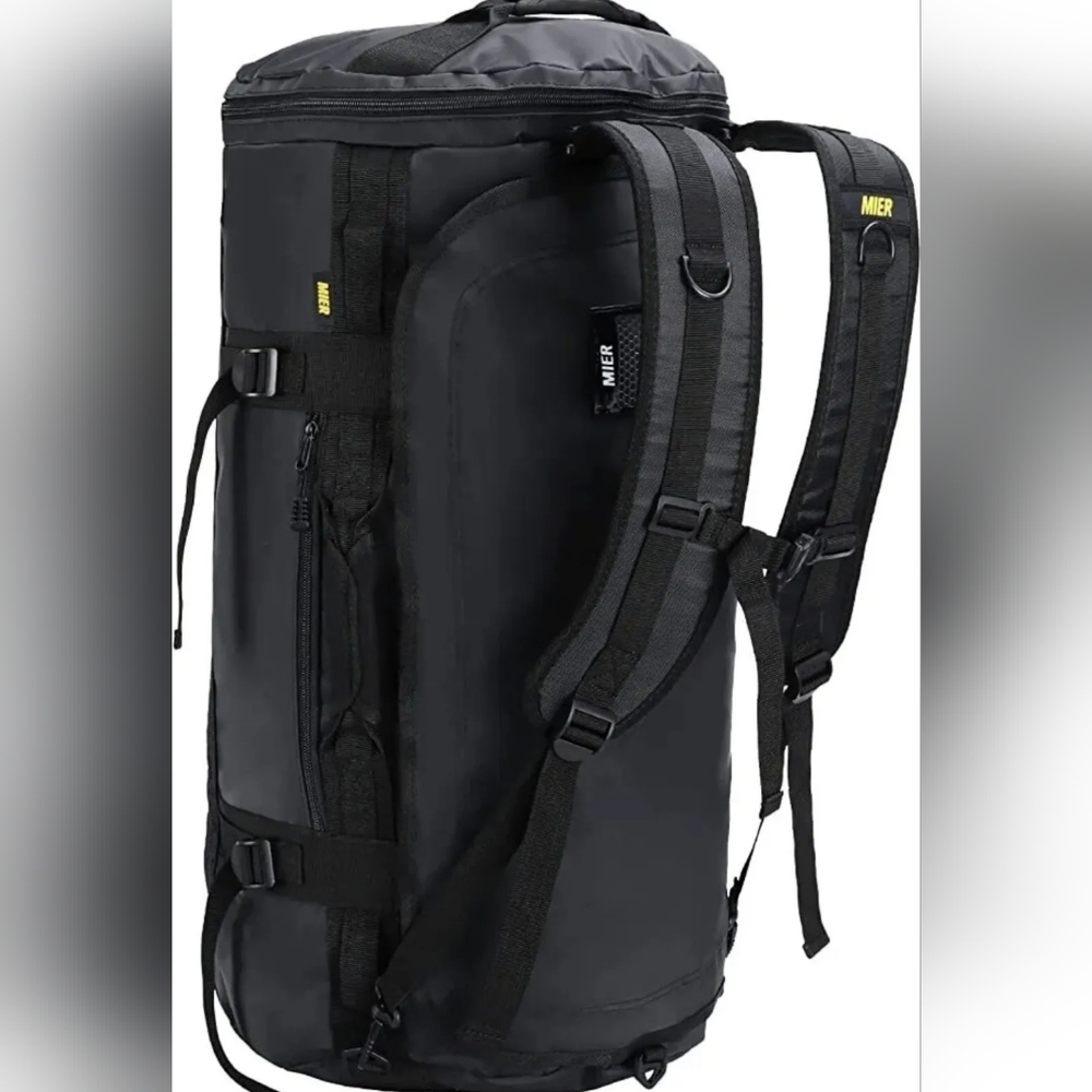 MIER Large Duffel Backpack Sports Gym Bag, Shoe Compartment, 45L Water Resistant
